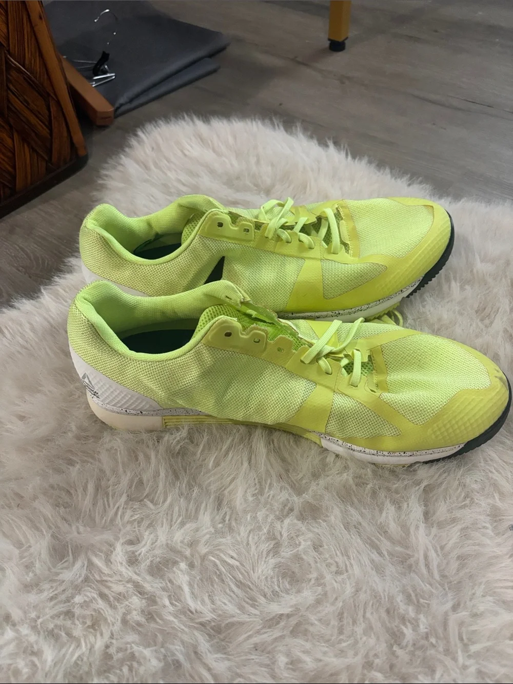 Men’s Reebok CrossFit Neon Yellow Athletic Sneakers